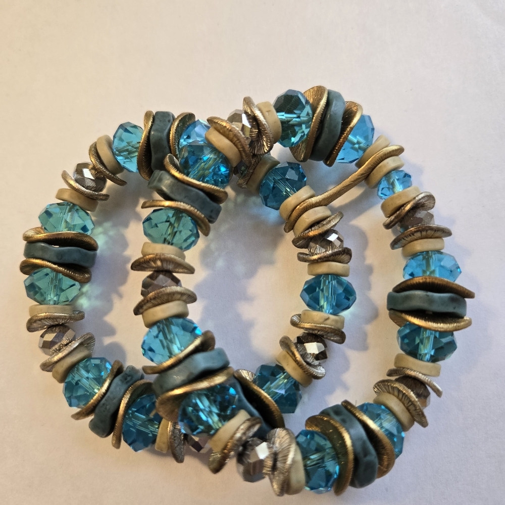 🌷Bracelet crystal Double String